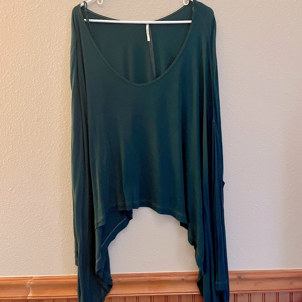 Free People Hi Lo Ribbed Knit Sweater